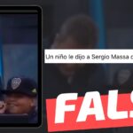 (Video) Niño le responde al candidato argentino oficialista, Sergio Massa, que votará por Javier Milei: #Falso