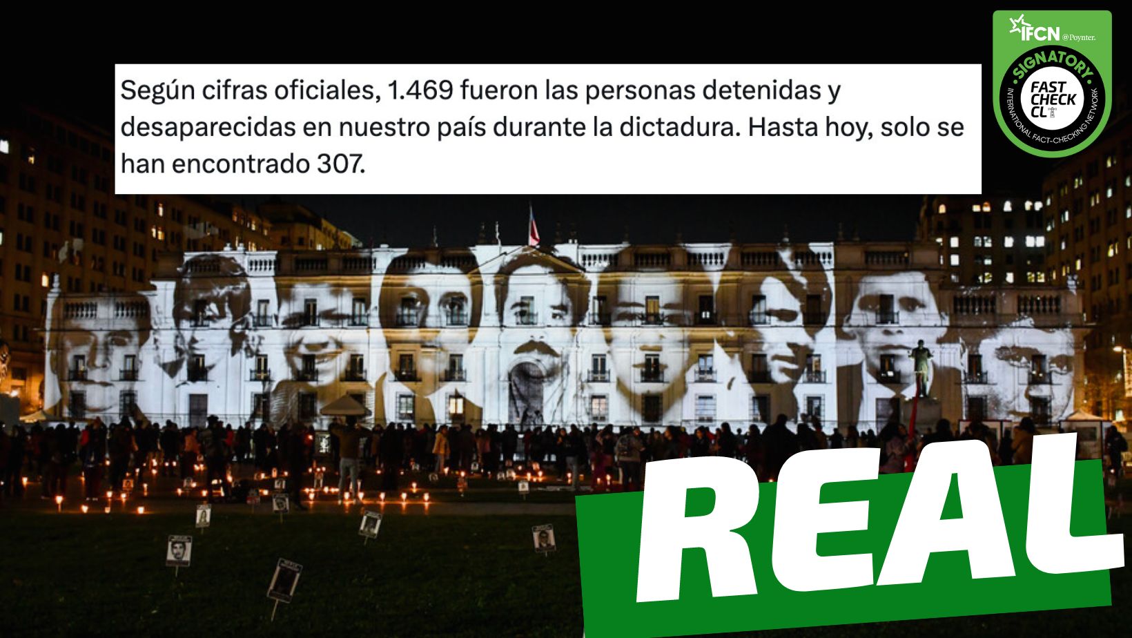 You are currently viewing “1.469 fueron las personas detenidas y desaparecidas en nuestro país durante la dictadura. Hasta hoy, solo se han encontrado 307”: #Real