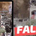 (Video) “Testigos capturan el momento en que un cohete cae en el sur de Israel”: #Falso