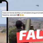 (Video) “Cazas de Hamás derriban un helicóptero de guerra israelí en Gaza, Palestina”: #Falso