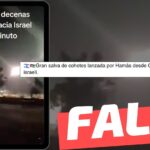 (Video) “Cohetes lanzados por Hamás desde Gaza hacia el territorio israelí”: #Falso