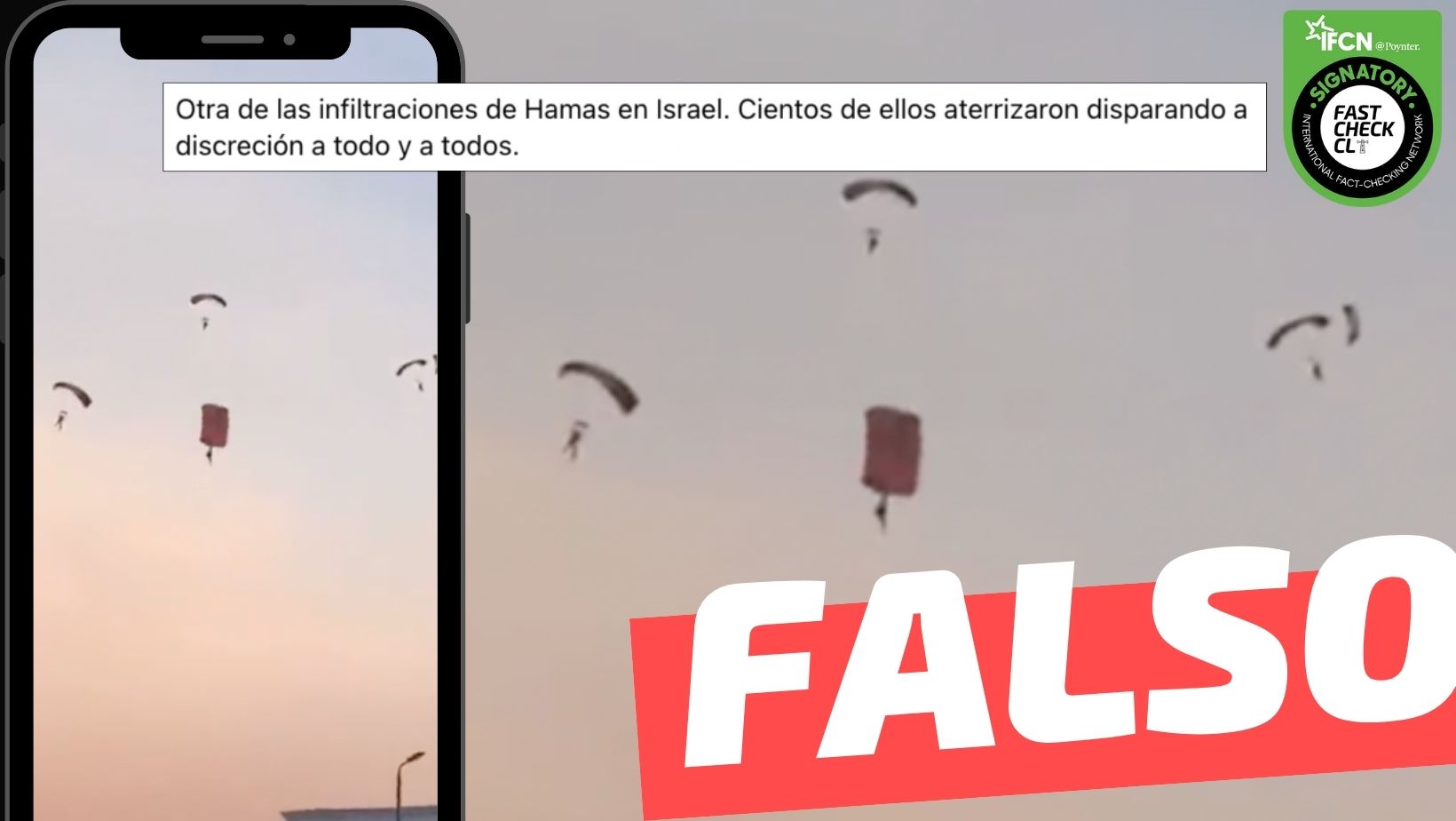 You are currently viewing (Video) “Otra de las infiltraciones de Hamás en Israel”: #Falso 