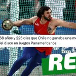 “Hace 68 años y 225 días que Chile no ganaba una medalla en el lanzamiento del disco en Juegos Panamericanos”: #Real