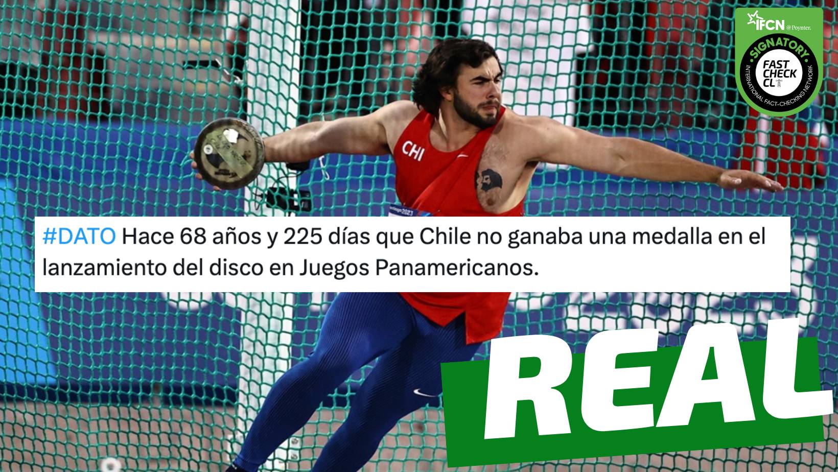 You are currently viewing “Hace 68 años y 225 días que Chile no ganaba una medalla en el lanzamiento del disco en Juegos Panamericanos”: #Real