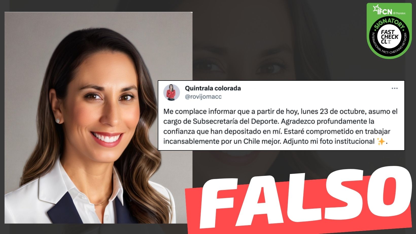 You are currently viewing Coordinadora de la marcha pro-Boric asumió como Subsecretaria del Deporte: #Falso