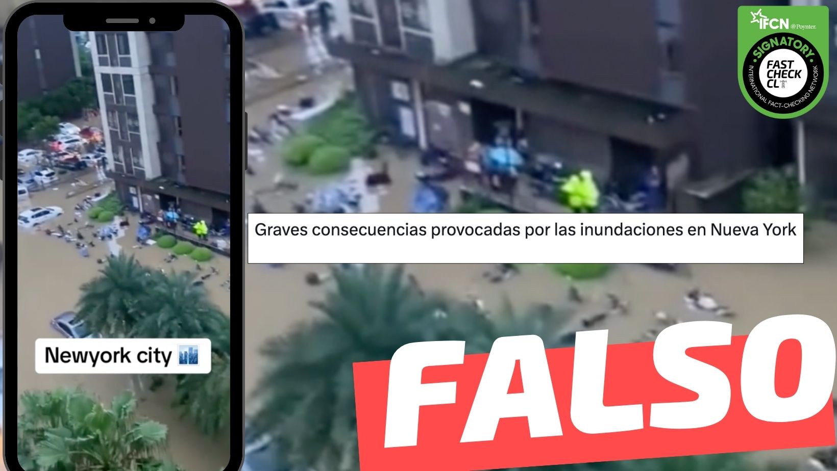 You are currently viewing (Video) “Nueva York inundado”: #Falso