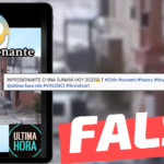 (Video) “Impresionante China tsunami hoy 2023”: #Falso