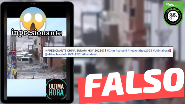 Read more about the article (Video) “Impresionante China tsunami hoy 2023”: #Falso