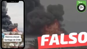Read more about the article (Video) “Aviones atacan Santiago de Chile”: #Falso