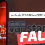 (Video) “Noche 07.10.2023. Comenzó la guerra en Gaza”: #Falso