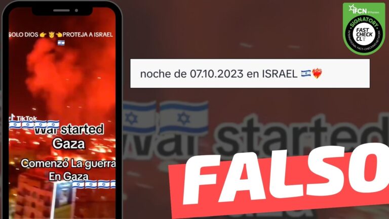 Read more about the article (Video) “Noche 07.10.2023. Comenzó la guerra en Gaza”: #Falso