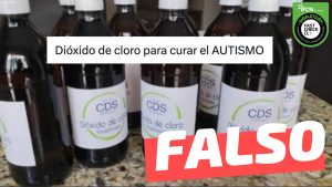 Read more about the article “El di贸xido de cloro cura muchas enfermedades entre ellas el autismo”: #Falso