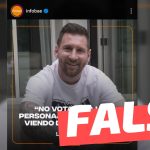(Imagen) Lionel Messi dijo: “No votaría a los personajes que venimos viendo desde siempre”: #Falso