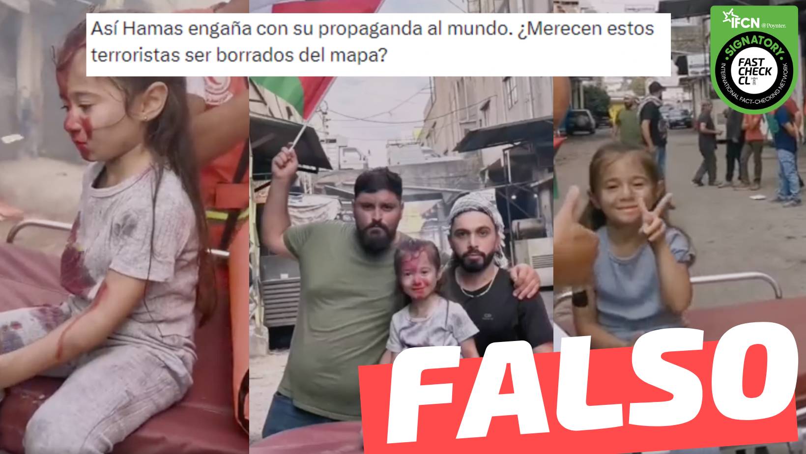 You are currently viewing (Video) “Hamás engaña con su propaganda al mundo”: #Falso