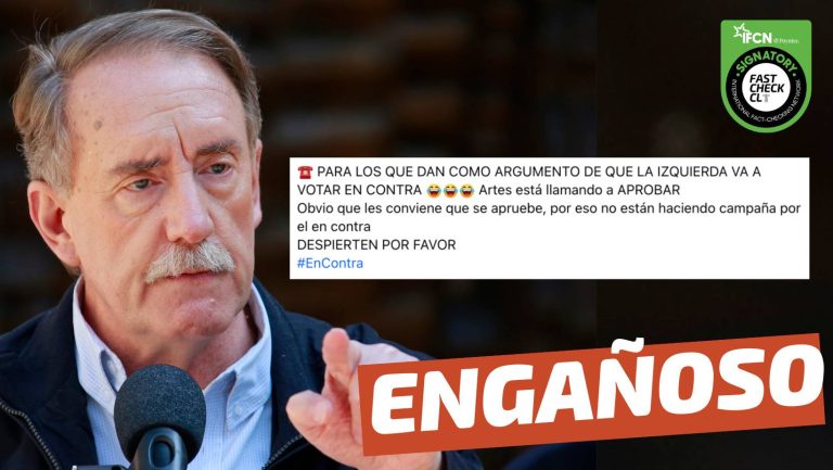 Read more about the article (Video) Eduardo Artés está llamando a votar “A Favor”: #Engañoso
