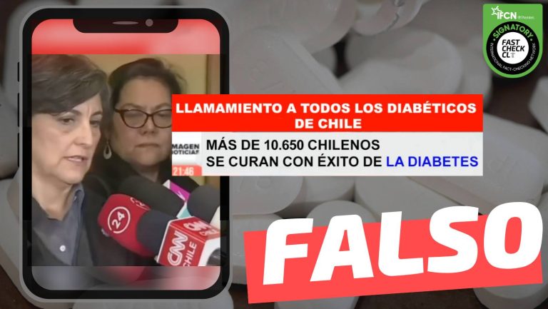 Read more about the article (Video) Ministra de Salud promueve programa de gobierno que cura la diabetes: #Falso