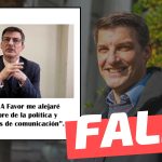 Daniel Stingo dijo: “Si gana el A Favor me alejaré para siempre de la política y de los medios de comunicación”: #Falso