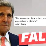 John Kerry: “debemos sacrificar miles de millones de seres humanos”: #Falso