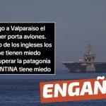 (Video) “Llegó a Valparaíso el primer portaviones. Regalo de los ingleses”: #Engañoso