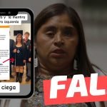 (Imagen) Fabiola Campillai “no es ciega” porque usa bastón rojo y blanco para personas con baja visión: #Falso