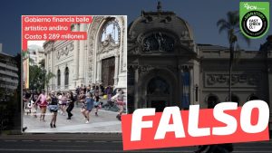 Read more about the article “Gobierno financia baile art铆stico andino costo $289 millones”: #Falso