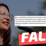 Irací Hassler dijo: “No es relevante que los liceos emblemáticos ya no figuren en el ranking PAES, lo importante es que hemos transformado la educación pública”: #Falso