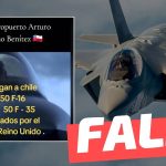 “Llegan a Chile 50 (aviones de combate) F-16 y 50 F-35 donados por Reino Unido”: #Falso