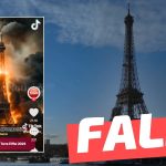 (Video) “Incendio en la Torre Eiffel 2024”: #Falso