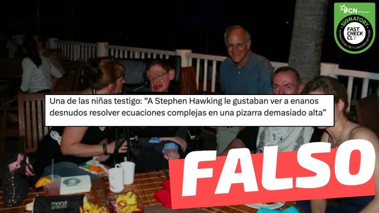 Read more about the article “A Stephen Hawking le gustaba ver a enanos desnudos resolver ecuaciones complejas en una pizarra”: #Falso