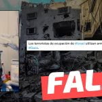 (Video) Niño lesionado víctima de “armas prohibidas” en Gaza: #Falso