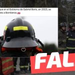 “En el Gobierno de Gabriel Boric, en 2023, se redujo el presupuesto a Bomberos”: #Falso