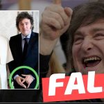 (Imagen) “Milei muestra símbolo de satanismo” junto al Papa Francisco: #Falso