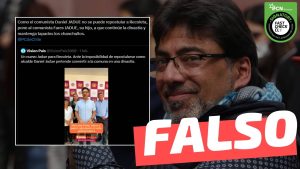 Read more about the article El concejal de Recoleta, Fares Jadue, es hijo de Daniel Jadue: #Falso