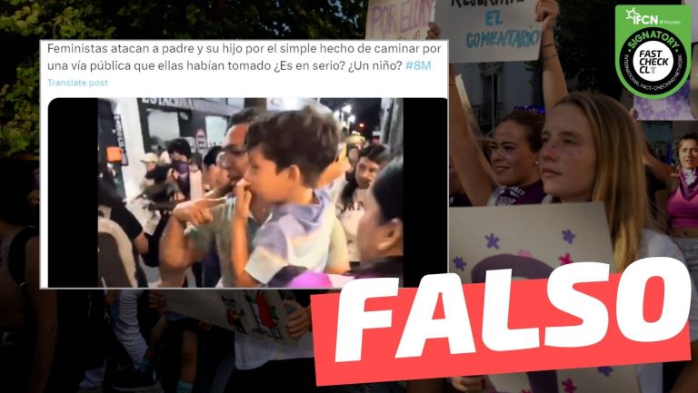 Read more about the article (Video) “Feministas atacan a su padre y a su hijo por el simple hecho de caminar por vía publica”: #Falso