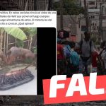 (Video) “Banda de caníbales de Haití que ponen al fuego cuerpos humanos para asarlos y luego alimentarse de estos”: #Falso