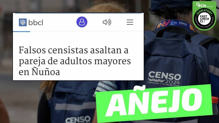 Read more about the article “Falsos censistas asaltan a pareja de adultos mayores en Ñuñoa”: #Añejo