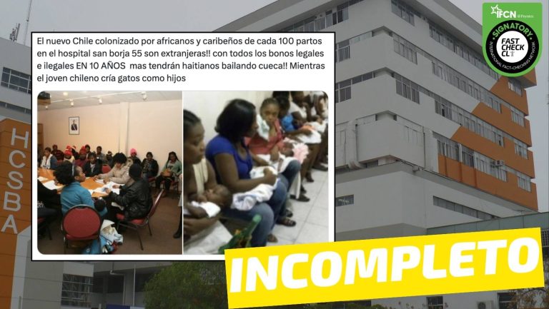 Read more about the article “De cada 100 partos en el Hospital San Borja, 55 son de extranjeras”: #Incompleto