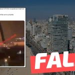 (Video) “Urgente: Irán ha comenzado a atacar a Tel Aviv ocupada por Israel con misiles pesados”: #Falso