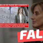 “Marcela Cubillos no puede postular a ser candidata a alcaldesa de Las Condes”: #Falso