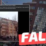 (Video) “Momento del colapso de un edificio tras el fuerte sismo en Taiwán”: #Falso
