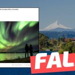 (Imagen) Aurora austral sobre Lago Llanquihue: #Falso