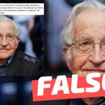 “Muere Noam Chomsky a sus 95 años”: #Falso