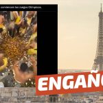 (Video) “París a tres días de que comiencen los Juegos Olímpicos”: #Engañoso