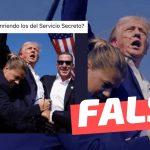 (Imagen) Agentes del Servicio Secreto sonríen al proteger a Donald Trump: #Falso