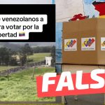 (Video) “Miles de venezolanos a pie para votar por la libertad”: #Falso