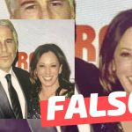 (Imagen) Kamala Harris junto a Jeffrey Epstein: #Falso