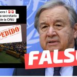 El secretario general de la ONU fue despedido y arrestado: #Falso