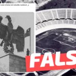 (Imagen) Antigua estatua de un cóndor en el Estadio Nacional: #Falso