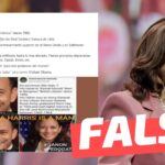(Imagen) Kamala Harris nació como un hombre y su verdadero nombre es Kamal Aroush: #Falso