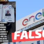 (Imagen) “Esas personas andan haciéndose pasar por trabajadores de Enel y son ladrones”: #Falso